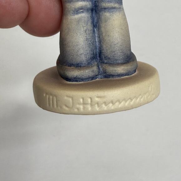 Hummel Gobel Figurine 85 4/0 TMK 6 3.25" Boy with Horn Serenade - Picture 4 of 5